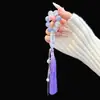 Nuevo Pulsera de Borla con Cuentas de Estilo Chino, Exquisita y a la Moda, de Nicho, Bidimensional, Lujo Ligero, Versátil, Apilable, Pulsera de Cuentas Impresionantemente Hermosa
