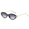 2027 Gafas de Sol de Moda Ojo de Gato Marco Ovalado de PC Comercio Exterior Hombres y Mujeres Modernas Versátiles Protección Solar para Exteriores Gafas de Sol