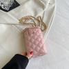 Bolso pequeño popular de este año para mujer, nuevo bolso cruzado con cadena de diamantes de moda 2024, bolso de hombro con todo incluido.