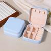 [PU] caja de almacenamiento de joyas portátil caja de regalo caja de joyas aretes aretes collar anillo caja de joyas