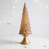 Resina Papá Noel Caballo Mecedor Casa Adornos de Escritorio Adornos de Ambiente Festivo para el Hogar Regalos de Navidad