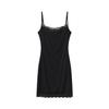 Liquidación Vestido de Tirantes Finos Estilo Americano Kardashian Kendall Jenner Puro Deseo Chica Atrevida Bodycon Ajustado Encaje Corto Ropa de Dormir