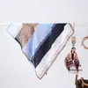 Pañuelo Pequeño de Seda 70*70 para Mujer, Adecuado para Primavera, Otoño y Verano, Se Puede Usar como Pañuelo para la Cabeza, Top Tubo, Versátil con Camisas, Protección para el Cuello, Pañuelo Delgado, Pañuelo de Gasa