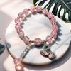 Pulseira Princesa Fofa Cor de Doce para Melhores Amigas, Pulseiras de Contas para Crianças, Doce e Sofisticada, Bijuterias Versáteis para Barracas