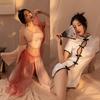 Estilo Chinês Estilo Antigo Roupa Íntima Sexy Bordada Roupa de Cama Apaixonada Hanfu Faixa de Barriga Conjunto de Pijama