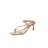 ¡Nuevo producto! Sandalias de punta abierta estilo francés para mujer, nuevo modelo de verano 2026, tacones altos de punta cuadrada con tacones finos, estilo de hada