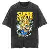 Camiseta Oversize Vintage Streetwear para Hombre Anime Japonés Drag
