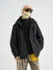 Chaqueta impermeable de dos piezas estilo montaña 3 en 1 para exteriores para hombres y mujeres, cálida con capucha desmontable, adecuada para montañismo y esquí
