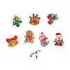 Accesorios de resina de dibujos animados para manualidades, accesorios de tamaño pequeño, polvo, gel de aceite de Navidad, pinza para el pelo hecha a mano, funda para teléfono móvil, accesorios de hebilla para zapatos