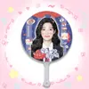 Lu Yuxiao Artículos de Celebridad Publicidad para Fans Abanico Transparente Materiales para Manualidades