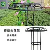 Montaje de Soporte para Flores en Forma de Sombrilla, Enrejado para Trepar en Forma de Champiñón, Enrejado para Trepar Rosas, Poste de Soporte para Plantas de Flores Rosas, Vegetación de Jardinería