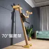 Juguete para Trepar Gatos Hamaca Nido de Gato Paraíso para Gatos Cápsula Espacial Marco de Trepar para Gatos Dinosaurio Madera Maciza Plataforma de Salto Decoración para Gatos Otro