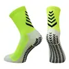 Calcetines deportivos para hombre hasta la pantorrilla transfronterizos, calcetines para correr, silicona antideslizante, planta de toalla engrosada, resistentes al desgaste y absorbentes del sudor