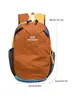 Mochila Patchwork Multicolor Vintage, Mochila Casual Leve para Caminhada, Acampamento e Uso Diário