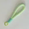 Lanyard de Muñeco de Peluche Colorido para Teléfono, Correa Corta para Muñeca, Llavero para Funda de Teléfono, Correa Antiperdida, Accesorio para Bolso