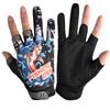 Guantes elásticos de tres dedos Summer Dew, transpirables, para pesca, con protección solar y de medio dedo.
