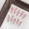 Nuevas Uñas Portátiles Estilo Chino, Uñas Pre-Hechas, Productos Semi-Terminados, Estilo Ins Francés Nacional, Parches de Uñas Removibles, Piezas de Uñas Postizas