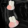 En stock Almohada Cervical para Reposacabezas de Coche de Dibujos Animados Conejo Travieso Almohada Cervical para Asiento de Coche Interior de Coche Lindo