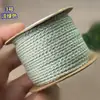 Hilo de algodón de alta calidad suave frotado a mano texto bodhi cuerda para jugar cuerda de mano trenzada hilo para abalorios resistente al desgaste no elástico hilo de borla