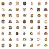55 pegatinas nuevas de dibujos animados de hongos vintage, lindas pegatinas de graffiti para decoración de cuadernos, equipaje, pegatinas impermeables