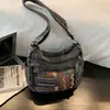 Bolso Bordado Retro Bohemio de un Solo Hombro Bolso Cruzado de Estilo Étnico Atmosférico Mochila para Viajes Diarios de Oficinistas Compras