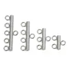 Acero Inoxidable Poroso Conexión Colgante Botón Anillo de Soldadura Conector Pulsera Collar Hebilla Accesorios para Joyería DIY