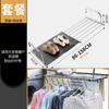 Venta al por mayor de fábrica percha reforzada tendedero retráctil de balcón percha para ventana acero inoxidable plegable zapatero para secar
