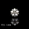 Venta Caliente Estilo Chanel Botón de Perla Diamante Accesorios de Ropa DIY Tejido Alto Cosido a Mano Suéter Camisa Mujer