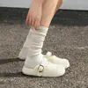Nuevas Sandalias de Verano para Mujer con Suela Gruesa, que Aumentan la Altura, Punta Abierta, Antideslizantes, Transpirables, Modernas, Estilo Retro