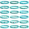 Venta transfronteriza AliExpress Amazon Pulsera turquesa europea y americana pulsera de cuerda elástica traje hombres y mujeres pareja novias