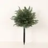 Plantas Artificiales Verdes Populares Navideñas Transfronterizas, Hojas de Pino y Ciprés, Decoración de Planta Bonsái para Patio Exterior del Hogar Arreglo Floral