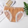 METWO Calcinha de Renda Fada com Bolinhas Grafeno Antibacteriano para Senhoras Calcinhas de Renda Doce para Meninas Calcinhas Femininas