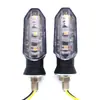 Sinalizador de Direção Mini Motocicleta Amarelo Pequeno Tubarão Europeu e Americano Transfronteiriço 3LED Alta Luminosidade E1 Adequado para Honda Modificado Mk-200
