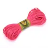 20 metros/2.5mm color de corbata china 5 hilos al por mayor alambre de cuerda tejido a mano para joyería DIY