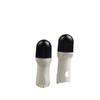 Atacado tampa preta plástico portátil frasco de loção corporal 75ml frasco roll-on 100ml frasco de óleo essencial 80ml frasco com esfera roll-on