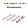 Chongqing tipo transformador de cobre elétrico de baixa tensão faca fusível interruptor fusível 10-1000A fusível fabricante 140mm