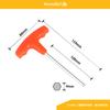 Suministro de fábrica llave de anillo hexagonal en T naranja T25T27 mango de plástico con mango llave hexagonal de 5 mm