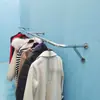 Tienda de Ropa para Mujer Estante de Exhibición de Ropa Montado en la Pared Barra Colgante de Ropa para Niños de Acero Inoxidable Montada en la Pared Perchero Lateral