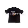2026 Novo Estilo Padrão Divertido de Frasco de Pílula Estampa de Letra Jovem Solta Tendência Camiseta Preta de Manga Curta