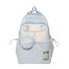 Mochila de niña suave de alto valor, mochila pequeña ins, mini bolso, estudiantes universitarias, salida de primavera, mochila de dos piezas