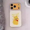 Funda de Teléfono de Dibujos Animados de Winnie the Pooh Adecuada para iPhone 17, 15 Pro Max, Apple 16 Pro, 14 Electrochapado, 13 Piel de Cordero