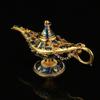 Lámpara mágica de Aladino Lámpara de los deseos rusa Bendición Las Mil y Una Noches Sala de estar Estilo del Sudeste Asiático Artesanía Adornos
