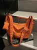 Bolso de Mano para Mujer Diseño de Nicho Estilo Coreano Bolso de Empanada 2026 Nuevo Gran Capacidad Casual Bolso Cruzado de Lona Ligero y Moderno