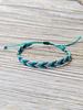 Pulseras de Surf Coloridas de Estilo Étnico Bohemio Estilo Exótico para Hombres y Mujeres Simples y Versátiles Pulseras Impermeables Tejidas a Mano