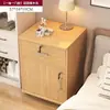 Gabinete Bajo de Madera Sencillo con Cerradura, Tres Cajones, Gabinete de Almacenamiento con una Puerta, Gabinete de Archivo para Debajo del Escritorio de Oficina