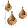 Tejido de Cuerda de Algodón Hecho a Mano Transfronterizo Se Puede Colgar en la Pared y Se Puede Colgar para Guardar Bolsas de Malla para Frutas, Verduras y Plantas. Bolsas de Almacenamiento Personalizadas para Objetos Pequeños