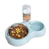 Tazón doble grande para perros y gatos, dispensador automático de agua, tazón de comida dos en uno, engrosado, adecuado para perros pequeños y medianos, suministros para gatos