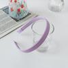 Diadema Coreana de Cuero Color Sólido Celebridad de Internet Linda Dulce Estilo Cool Diadema Clip para el Cabello para Exteriores Accesorios para el Cabello de Mujer al Por Mayor Estilo Coreano