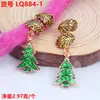 Peluca Rastas Cabello Trenzado Pasador Decorativo Anillo para el Cabello Aleación Goteo de Aceite Colgante de Papá Noel Colgante Joyería DIY