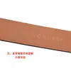 Suministro Directo de Fábrica Cinturón de Cuero sin Hebilla de 3.5cm para Hombre, Hebilla Automática, Piel de Vaca Genuina, Cinturón de Hombre Sencillo y Versátil